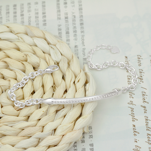 Pulseras de Plata de Ley 925 de Taiwán con Circonita para Mujer, Modernas, para Fiestas y Bodas - Product Image 3