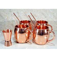 Tasse en cuivre de mule de Moscou martelée antique de taille personnalisable de haute qualité pour servir - Product Image 5