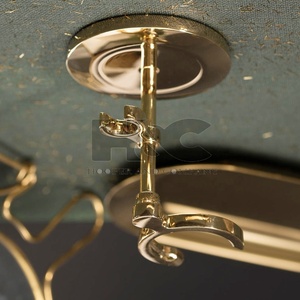 Stainless Steel Handmade GOLD <b>BRUSH</b> & RAZOR STAND Custom Logo Custom Packing Sustainable Hand Tested Gold <b>Brush</b> Holder Low MOQ - Product Image 3