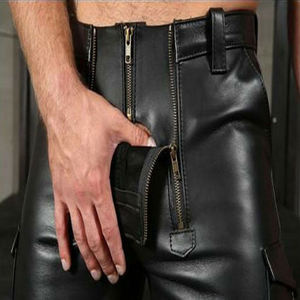 Short en cuir PU homme, nouveau Design, qualité, prix en gros, Service OEM, collection - Product Image 6