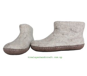 Botas de Fieltro del Himalaya para Niños, Altura al Tobillo, Estilo Occidental, Lana de Oveja, Impermeables, Antideslizantes, Unisex, Otoño Invierno - Product Image 4