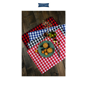 Exclusive Dealผ้าฝ้ายอินทรีย์Customพิมพ์ตารางMats - Product Image 1
