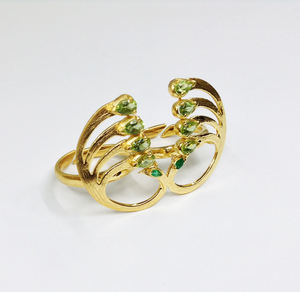 Anillos Gemvanity de Plata de Ley 925 Chapados en Oro, Proveedor Mayorista, Hechos a Mano, Personalizados, Económicos, Unisex, MOQ Bajo, Modernos, Únicos y Lindos - Product Image 2