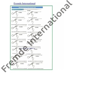 Juego de Instrumentos para Meniscectomía Medial de Pie y Rodilla - Product Image 6