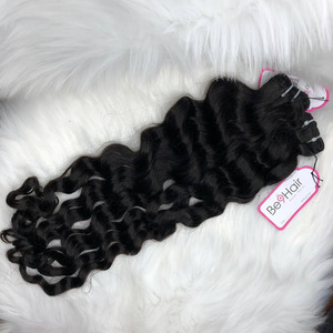 Usine en gros Vietnam meilleure qualité 36 pouces corps ondulé extension de cheveux humains dentelle et bande Ins perruques à bas prix - Product Image 2