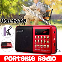 Récepteurs radio puissants EL-7392UAR argentés AM/FM/MW/SW avec lecteur MP3 /TF/USB