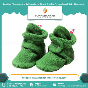 Organic Booties 100% Organic Cotton Infant Custom Design <b>Baby</b> Booties Supplier - Product Image 6