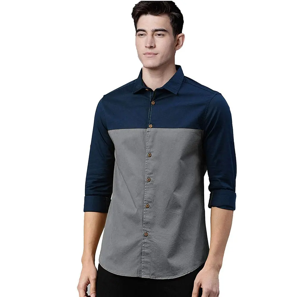 High Quality Cotton Office Long Sleeve Formal Dress Shirt For Man