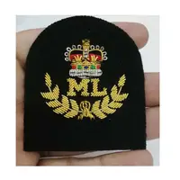 Hand embroidered blazer badge/ crown emblem/Army/Navy crest/insgnia