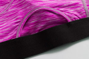 Soutien-gorge de sport Sexy XS pour femmes à séchage rapide respirant en coton Gym Fitness Yoga Wear avec imprimé uni rembourré et confortable - Product Image 6