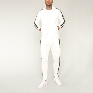 Men's <b>Tracksuit</b> Crew Neck Sweatshirt Jogger Pants Casual Autumn Full Sleeve Cotton Breathable Regular Fit - Product Image 3
