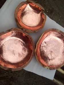 Ready Stock Wooden Inlaid Copper Exotic Natural <b>Root</b> Teak Tableware Customized Bowl - Product Image 3