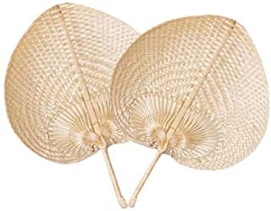 Ventilador colorido tejido de bambú para repeler mosquitos, producto de decoración para el hogar, refrigeración, verano, en venta - Product Image 6