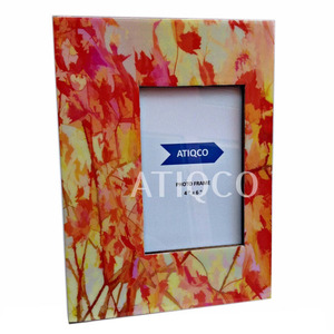 Atiqco Impressions géométriques Cadres en bois modernes Designs élégants et uniques Touche classique Impression numérique Belles photos Modèle 787903 - Product Image 3