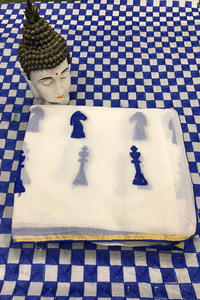 Nouveauté Saree, vêtements de soirée pour femmes, vêtements de mariage en Georgette, soie brodée, Sari de travail avec chemisier - Product Image 5