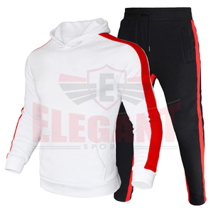 Sudaderas con capucha y pantalones de chándal para hombre Logotipo personalizado Pantalones activos Trajes de sudor cómodos - Product Image 4