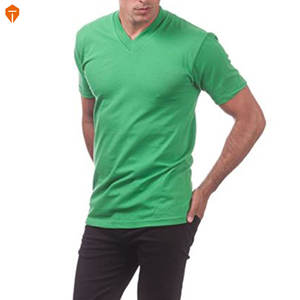 Mens Solid Color Side Snap Button Design Loose Cotton Short Sleeve T-Shirts - Product Image 2