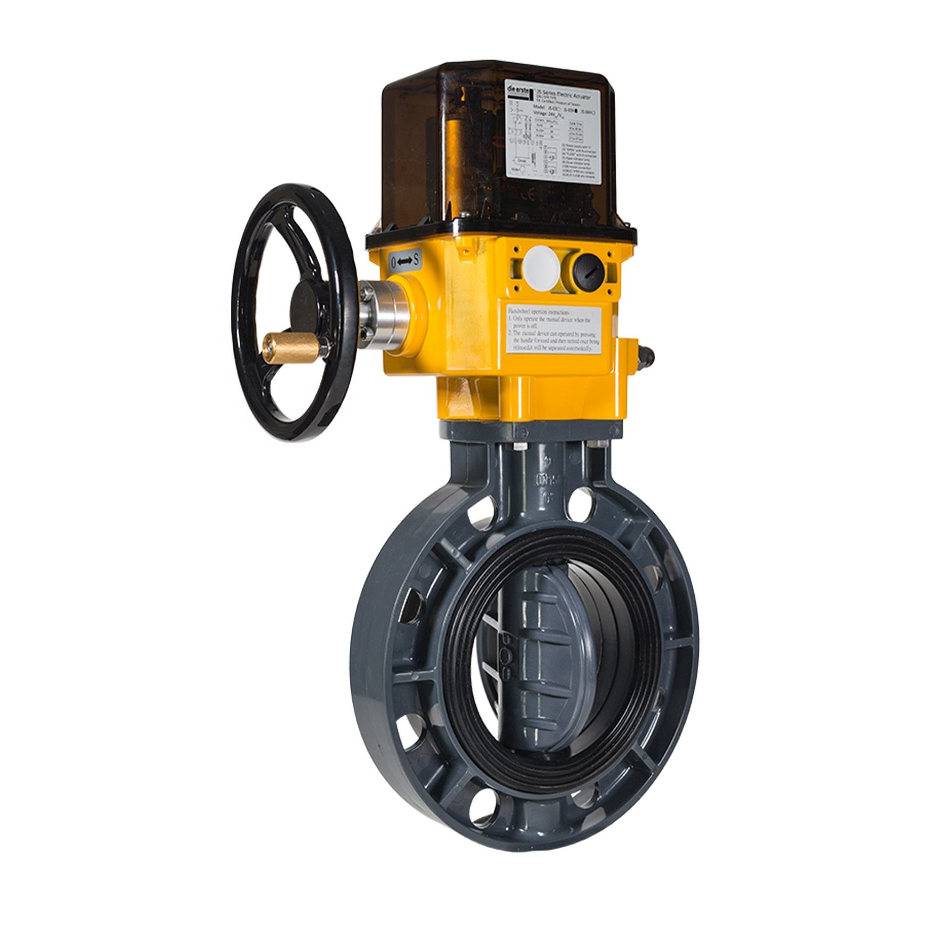 butterfly valve flanged -on/off actuator 24vac butterfly valve