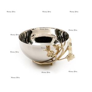 Bol décoratif en aluminium de dernière génération, taille et forme personnalisées, bol de service alimentaire pour fournisseur en gros - Product Image 3