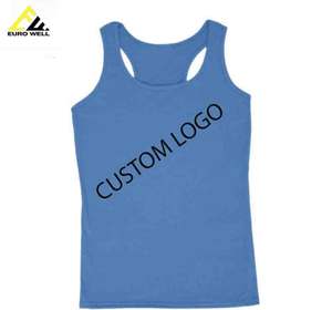 Soft Comfortable Sublimation Custom Print logo Stringer <b>Vest</b> Workout <b>Muscle</b> Singlet Men's Tank Top - Product Image 6