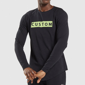 เสื้อยืดแขนยาวผู้ชายพิมพ์ลายคุณภาพสูง สีเทา คอกลม ทรงลำลอง ระบายอากาศได้ดี ผ้าฝ้าย 100% - Product Image 3
