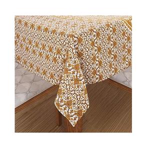 Cotton stripe <b>table</b> <b>cloth</b> with tassel Organic Cotton GOTS Certified - Product Image 3