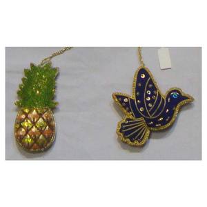 Christmas Hanging <b>Birds</b> Ornament Lovely Sequence Work - Product Image 1