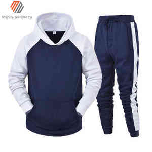 MESS SPORTS Meilleur fabricant OEM, vente en gros, design personnalisé, streetwear d'hiver pour hommes, ensemble de survêtement 2 en 1 pour la course à pied et le jogging - Product Image 3