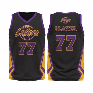 Camiseta de baloncesto Unisex para hombre y mujer, último diseño al por mayor, características personalizadas, uniformes de estilo, opciones transpirables de talla grande - Product Image 2