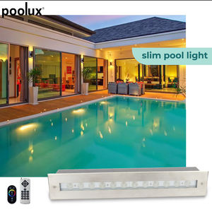 Yeni varış sualtı lineer ışık DC12V 9W IP68 su geçirmez uzaktan kumanda RGB LED sualtı yüzme havuzu ışıkları - Product Image 4