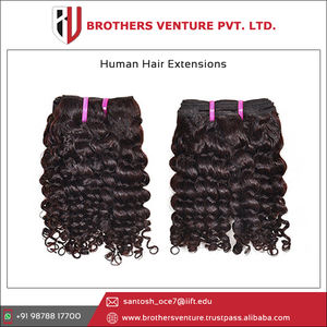 Vente en gros d'extensions de cheveux vierges Remy vendeurs indiens de cheveux de temple bruts brésiliens et alignés acceptés - Product Image 3