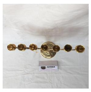 2109 nuevo clásico árabe de vela o titular con 7 Armas grabado en relieve en latón puro - Product Image 3