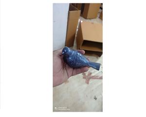 BRASSWORLD INDIA Wholesale American Style Brass <b>Bird</b> Blue Cremation Urn Metal Pet Memorial Funeral <b>Supplies</b> Model BWI-786-218 - Product Image 1