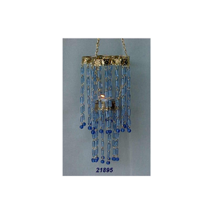 Metal & Beads Hanging <b>Chandelier</b> Decorative for Home Living Room Bed Room & Dining Room - Product Image 1