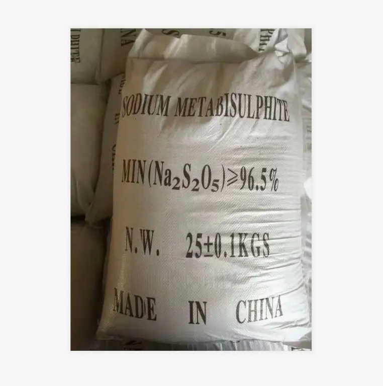 Natrium Metabisulfite Na2s2o5 25Kg Zak Industriële Productie