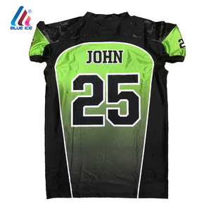Maillot de football américain entièrement sublimé, nom d'équipe personnalisé, haute qualité, unisexe, coton, manches longues - Product Image 6