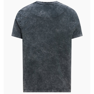 T-shirt uni en coton 100% doux, col rond, noir, personnalisable, impression sur mesure, col en V, pour hommes, vente en gros, mode OEM. - Product Image 5