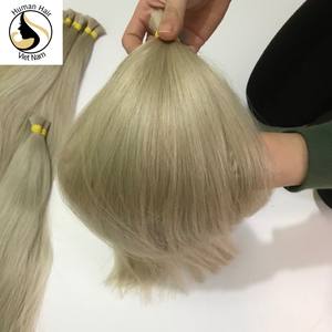 Factory Price Bulk Human <b>Hair</b> <b>Extensions</b> Different <b>Color</b> Double Drawn Virgin <b>Hair</b> Russia from Vietnam - Product Image 2