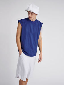 เสื้อยืดลายทางสำหรับผู้ชายดีไซน์โลโก้ตามสั่งสำหรับฤดูร้อน - Product Image 2