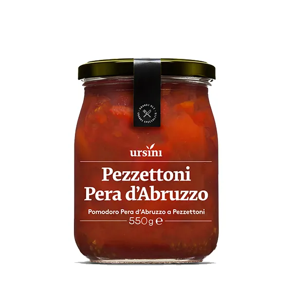 Pezzettoni pezzettoni pera d'abruço italiano 550g tomate