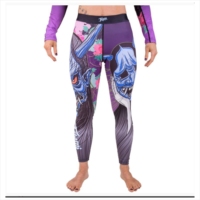 Pantalon d'entraînement imprimé par sublimation complète femmes pantalon à bande élastique leggings rash guard 2025