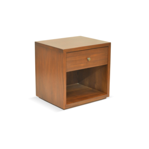 Table de chevet en bois Terra, table de nuit moderne, mobilier de chambre naturel, vente en gros OEM, bois massif personnalisé, minimaliste, hôtel et maison - Product Image 1