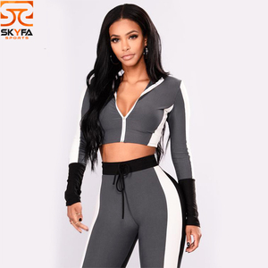 Vêtements personnalisés pour femmes, survêtement uni, vêtements de Sport Sexy, costume d'entraînement, costume de loisirs - Product Image 5