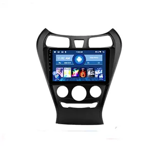 QLED-radio con GPS para coche, reproductor multimedia con Android, 9 pulgadas, dvd, sonido estéreo, para Hyundai EON 2012