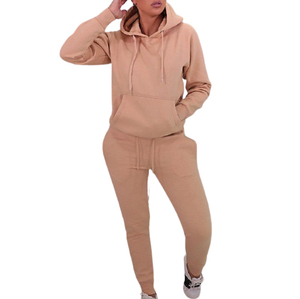 Ensemble survêtement deux pièces pour femmes grande taille, hiver 2021, écologique, coupe-vent, 100% coton - Product Image 1