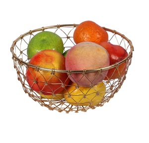 XXL Colorful Folding Metal Wire Fruit <b>Basket</b> Iron Storage <b>Foldable</b> Fruit <b>Basket</b> for Food Storage - Product Image 5