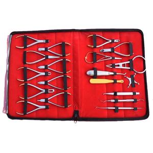 Kit d'instruments chirurgicales dentaires, appareil d'orthodontie de base, OEM, personnalisé, laboratoire, 10 pièces - Product Image 1
