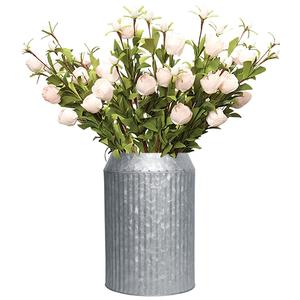 Galvanized Planter Wedding Decorative Set of Two Rustic Handmade Designer Wholesale Flower <b>Pot</b> Fancy Flower <b>Holder</b> - Product Image 2