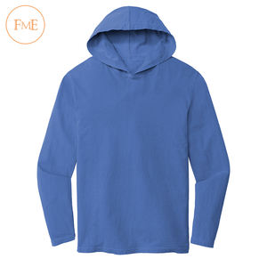 Sudaderas con capucha y bordadas personalizadas de algodón 100% para hombre para sudaderas de temporada de invierno - Product Image 3
