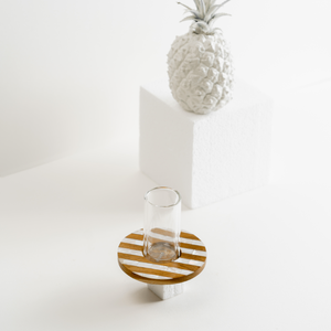 Teacup-posavasos de madera con perla brillante, posavasos de alta calidad, venta al por mayor - Product Image 2